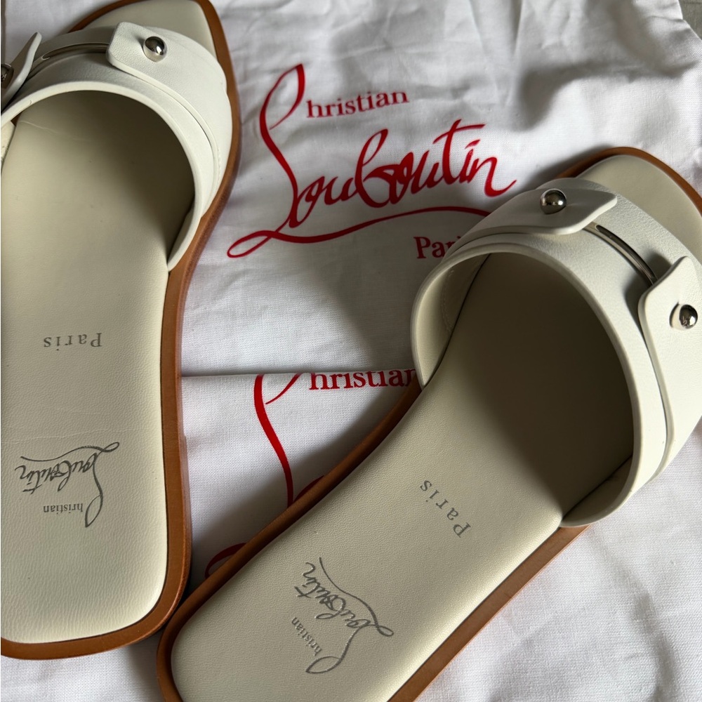 Christian Louboutin Chambeli Mule Donna Flat Sandals 39